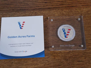 Google, Veteran lead, veterans, business, farm, nursery, golden acres farms